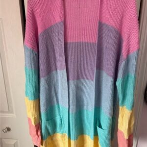 Colorful Striped Women's Sweater